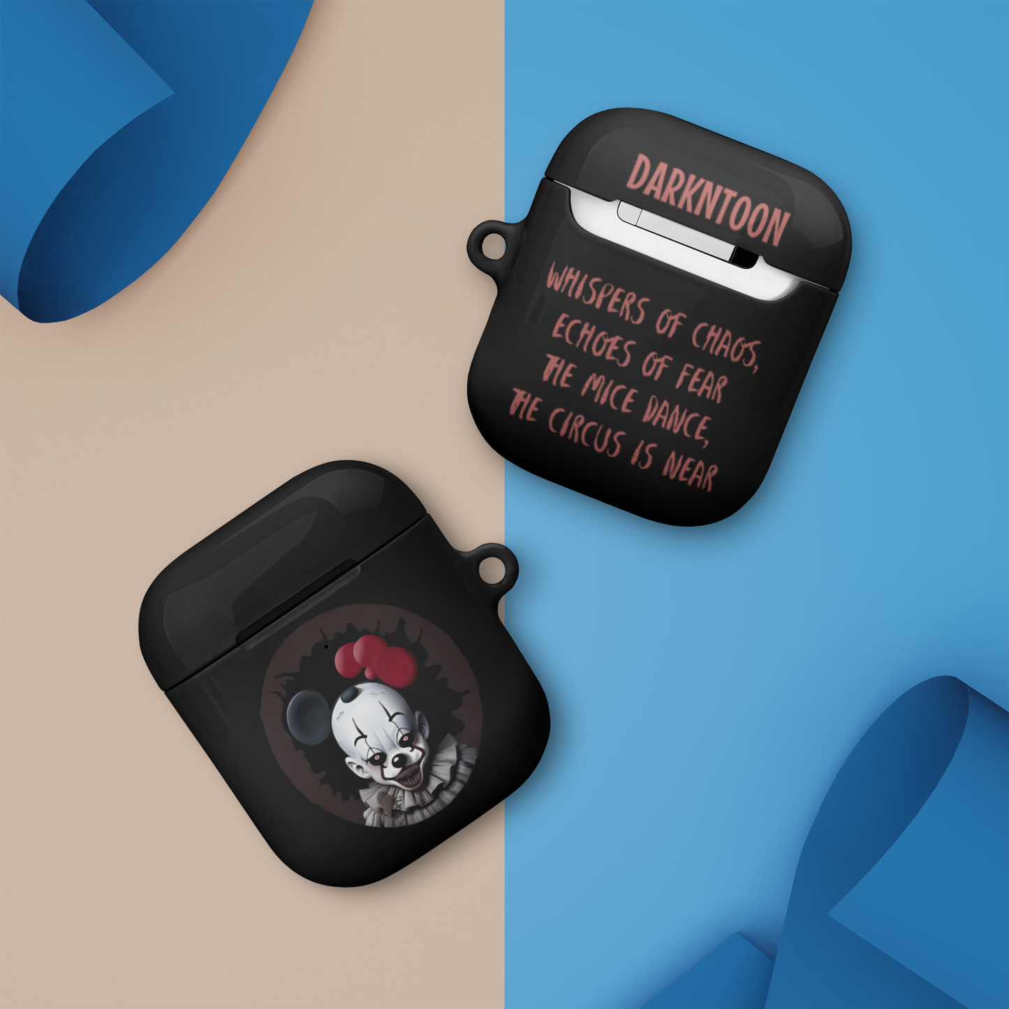 Mice of Misery: The Clowning Terror MN - 1st & 2nd gen AirPods Case