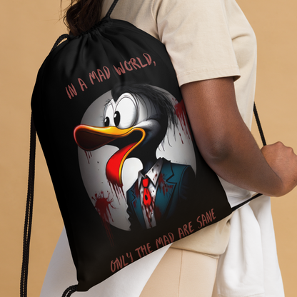 Duck of Shadows: Quack Madness Edition - Drawstring Bag