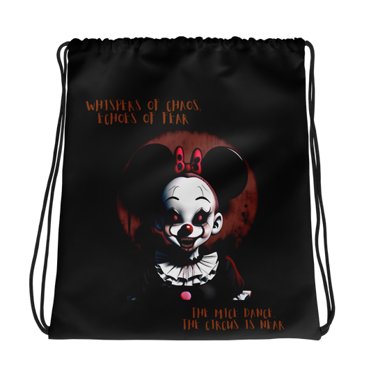 Mice of Misery: The Clowning Terror MD - Drawstring Bag