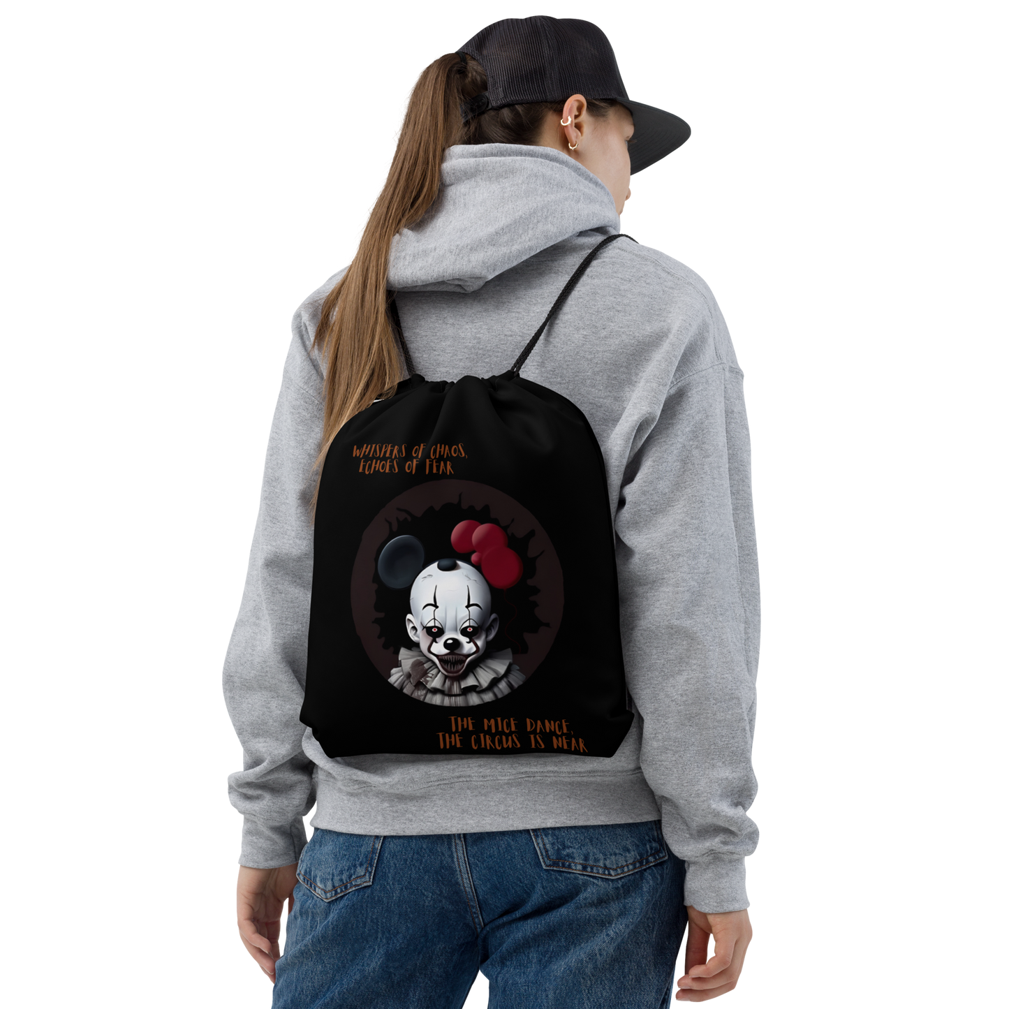 Mice of Misery: The Clowning Terror MN - Drawstring Bag