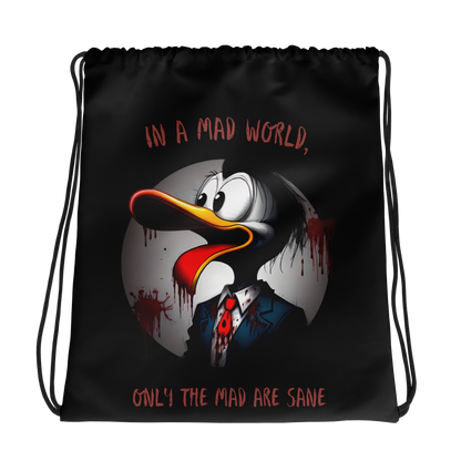 Duck of Shadows: Quack Madness Edition - Drawstring Bag