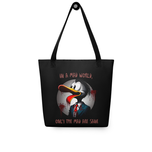 Duck of Shadows: Quack Madness Edition - Tote Bag