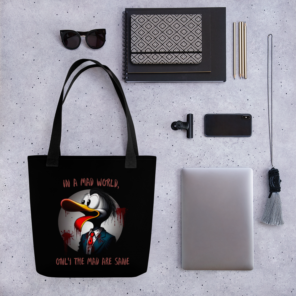 Duck of Shadows: Quack Madness Edition - Tote Bag