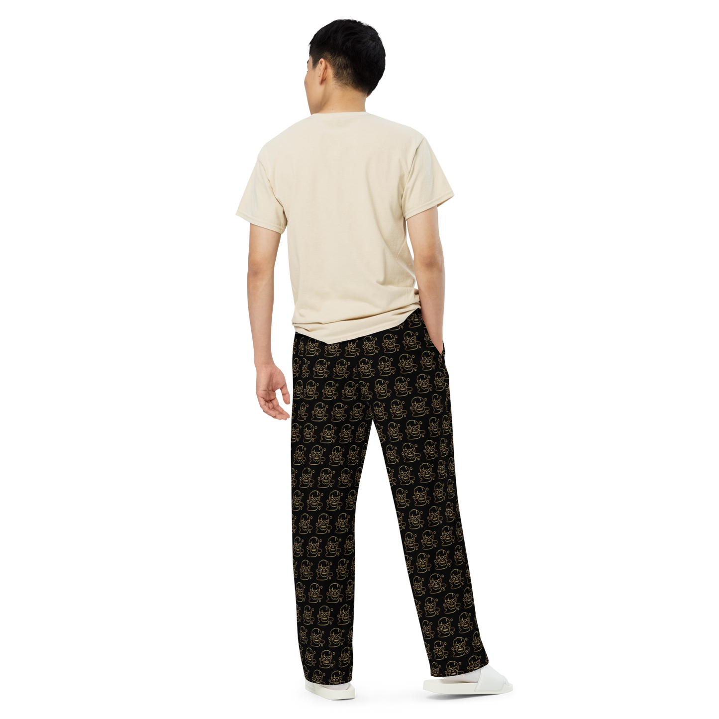 DARKNTOON - Men's Wide-Leg Pyjama Bottoms