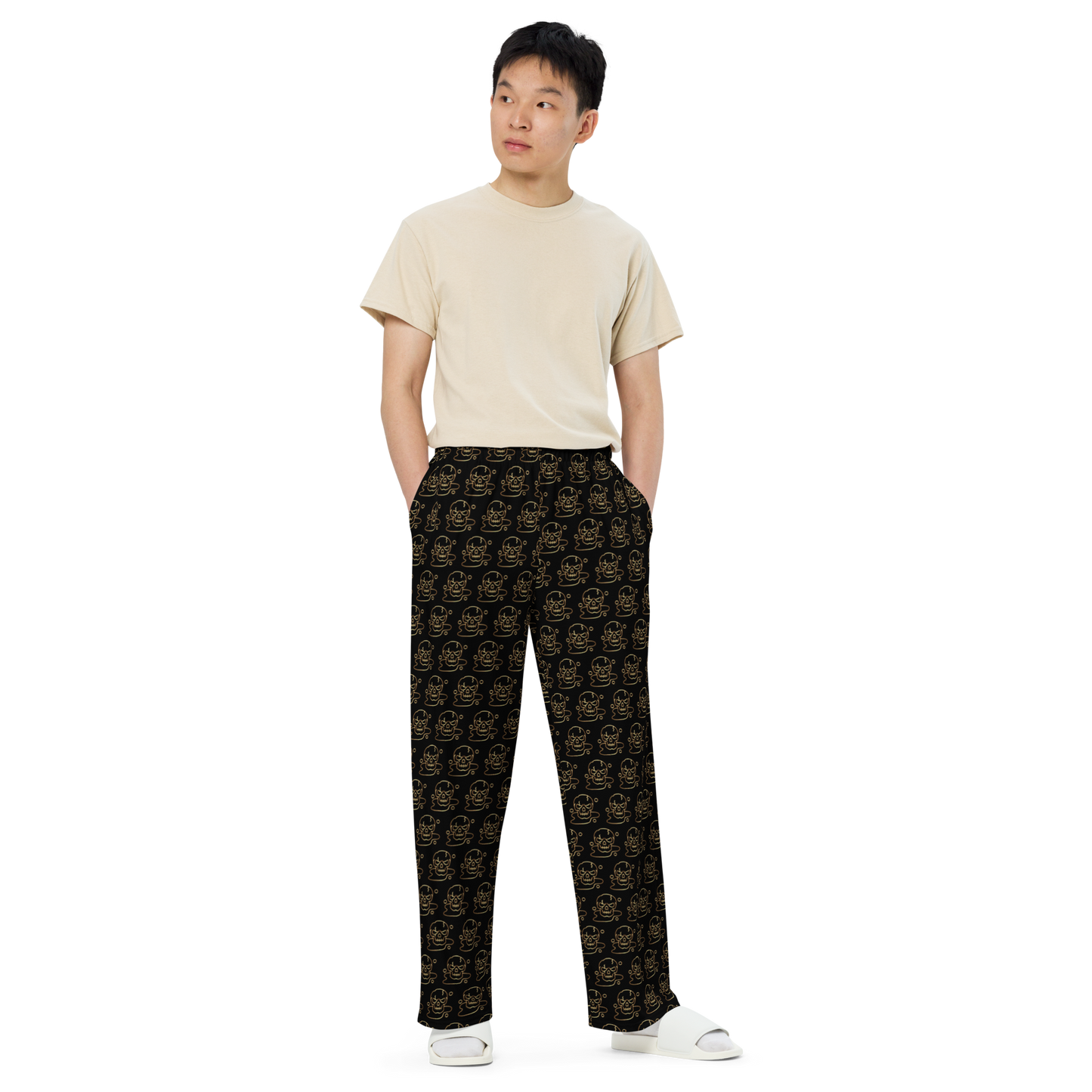 DARKNTOON - Men's Wide-Leg Pyjama Bottoms