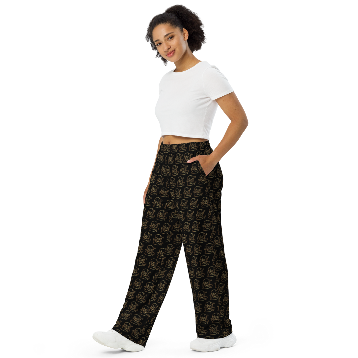 DARKNTOON - Women's Wide-Leg Pyjama Bottoms